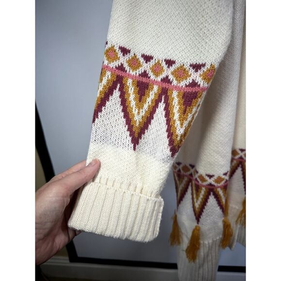 MATILDA JANE Women's Moments With You Gingersnap Open Front Cardigan White Small - Picture 6 of 13